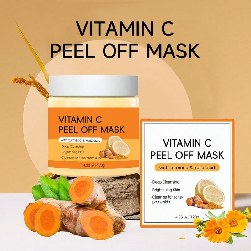 Turmeric + Vitamin C Clay Mask — Deep Cleansing & Brightening for Smooth, Glowing Skin