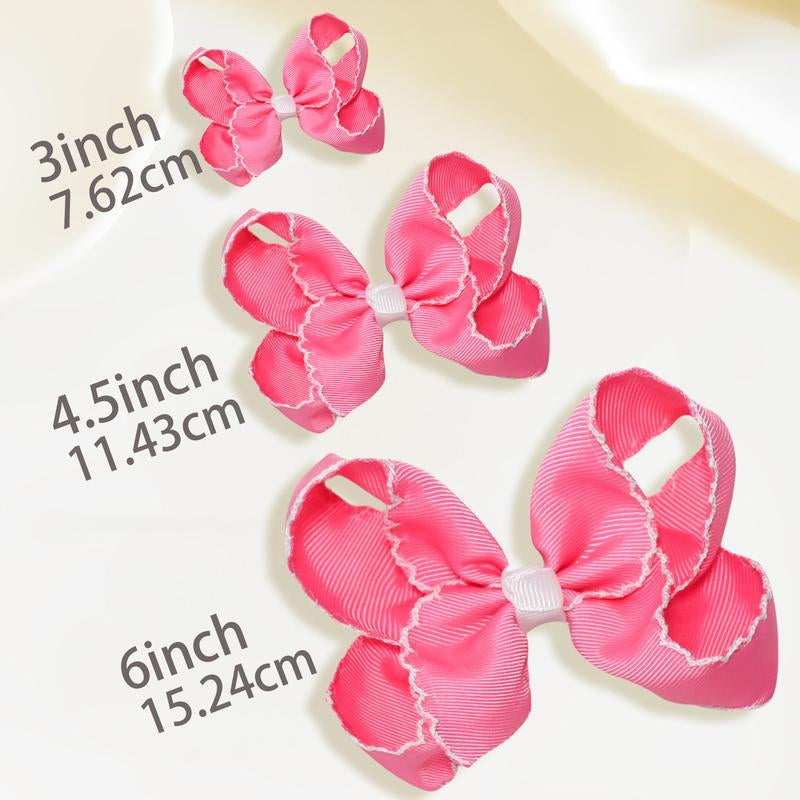 ColorPop Bubble Bow Set (12 pcs) – Handcrafted Lace Hair Clips for Girls & Women