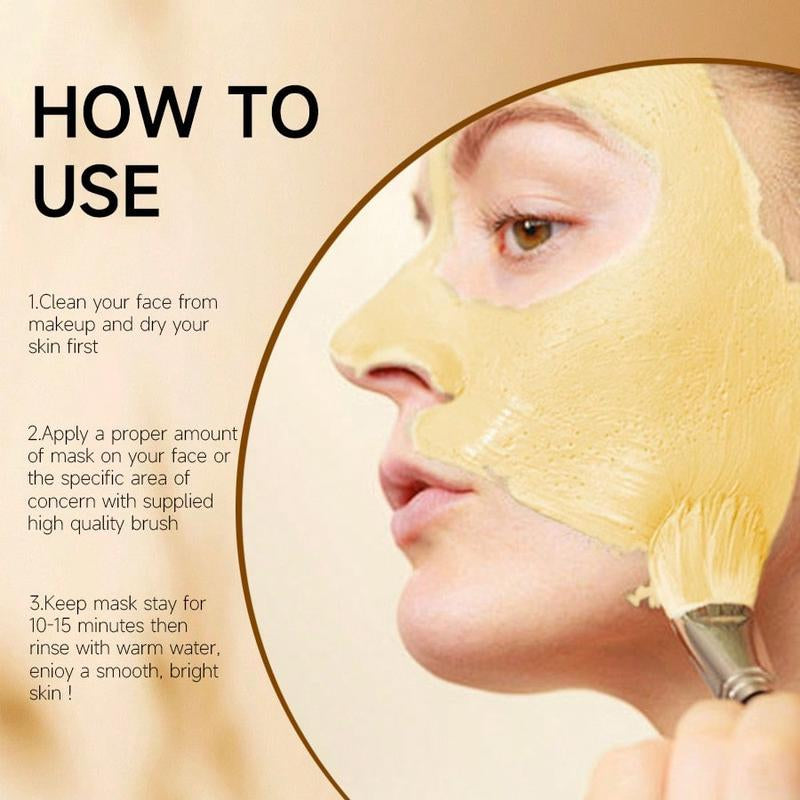 Turmeric + Vitamin C Clay Mask — Deep Cleansing & Brightening for Smooth, Glowing Skin